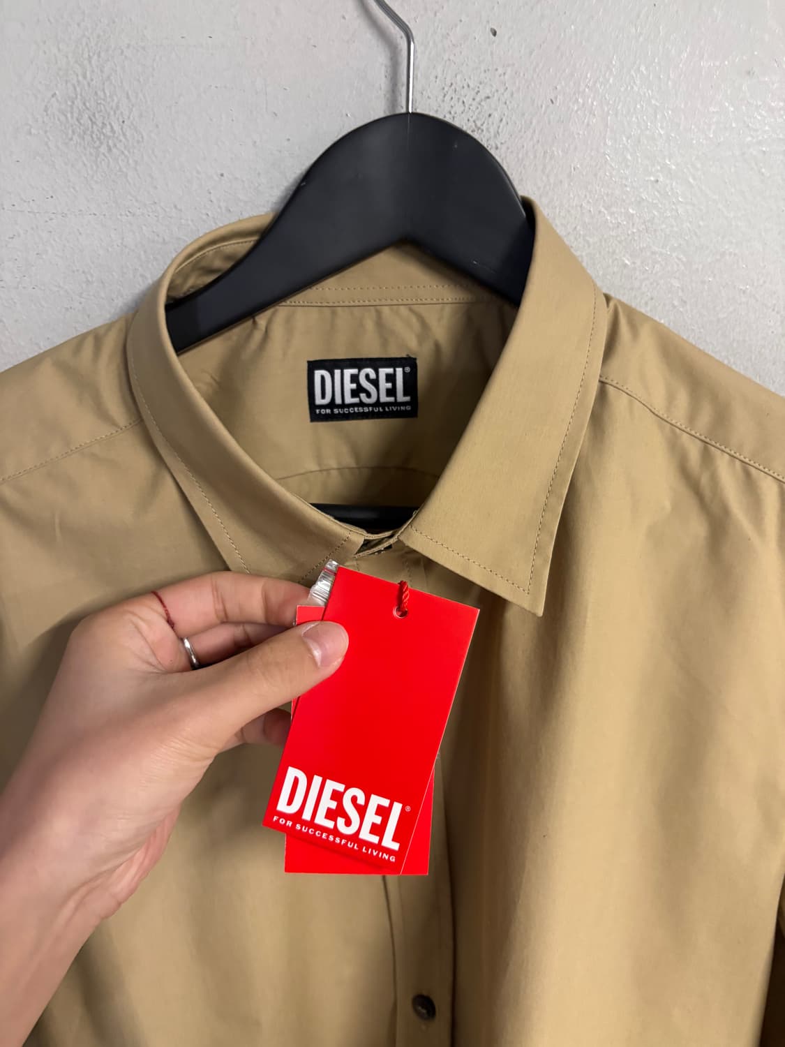 DIESEL hybrid layered cotton shirt  상품이미지7