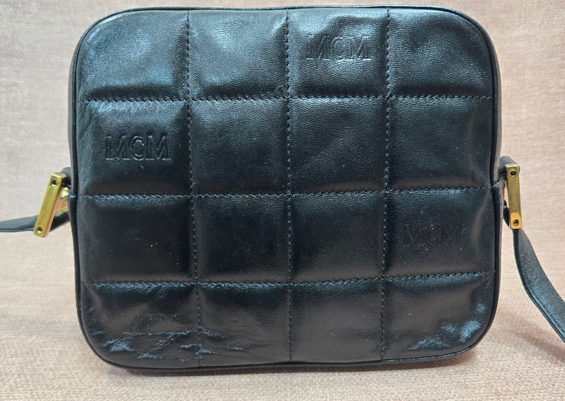 MCM 블랙 퀼팅 크로스백 가방 상품이미지2