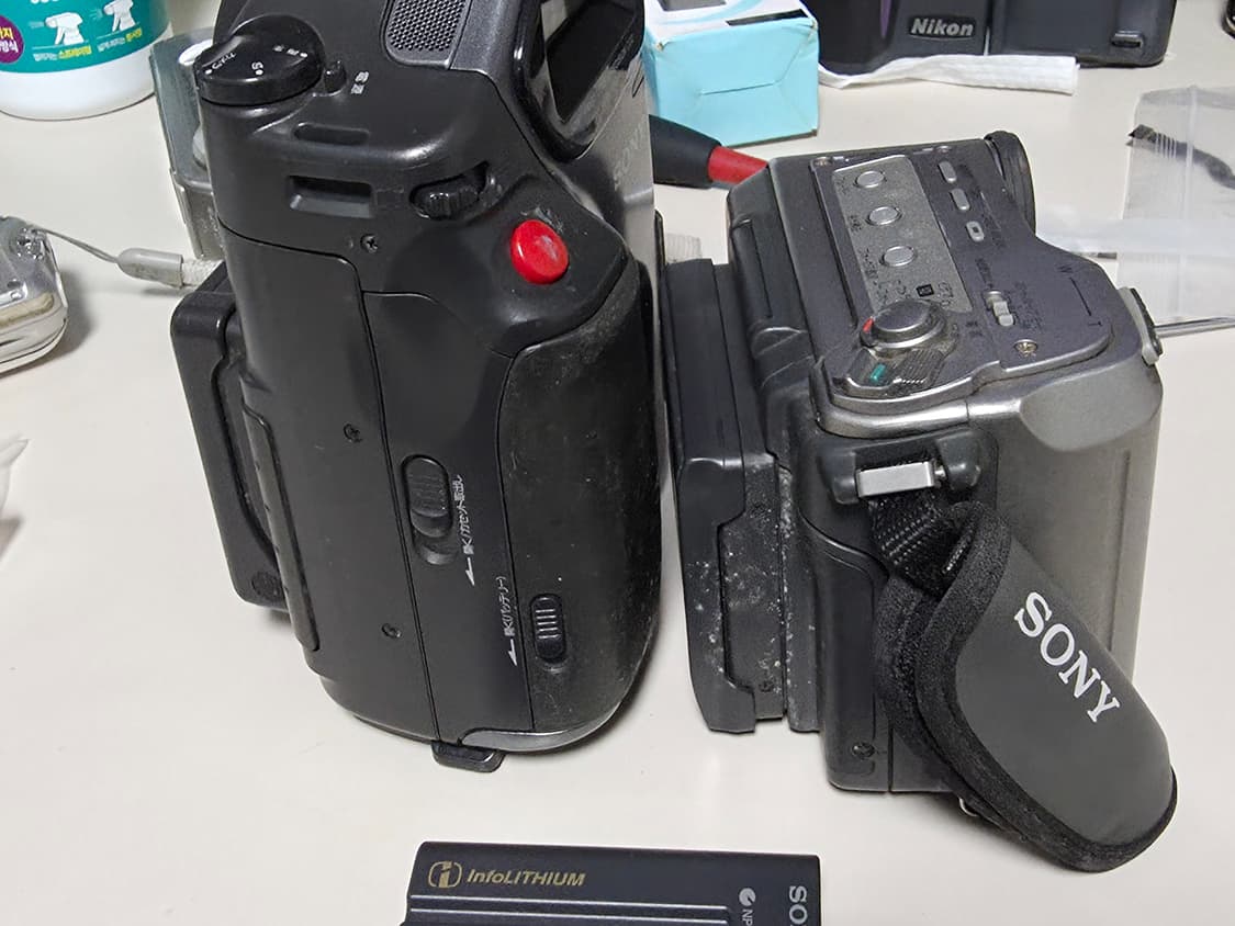 노테스트 빈티지 소니 캠코더 2점 상품이미지5