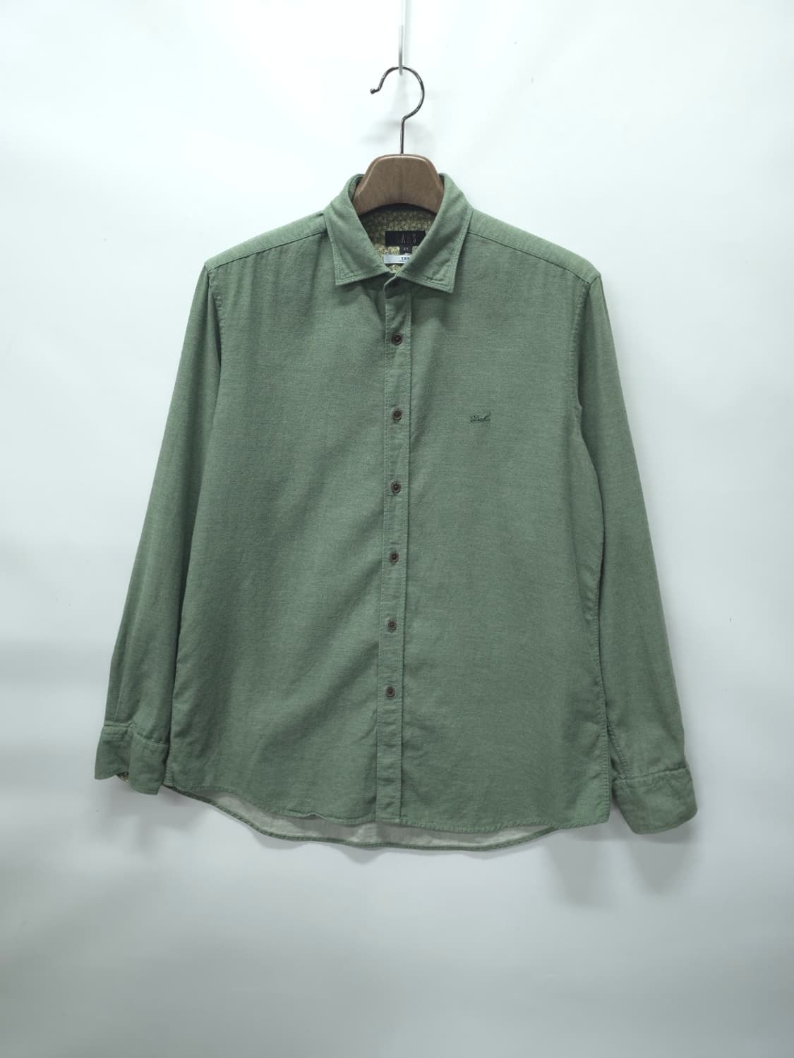 닥스 프리미엄 이태리원단 코튼 봄가을셔츠 - 세이지그린 (105) 상품이미지1