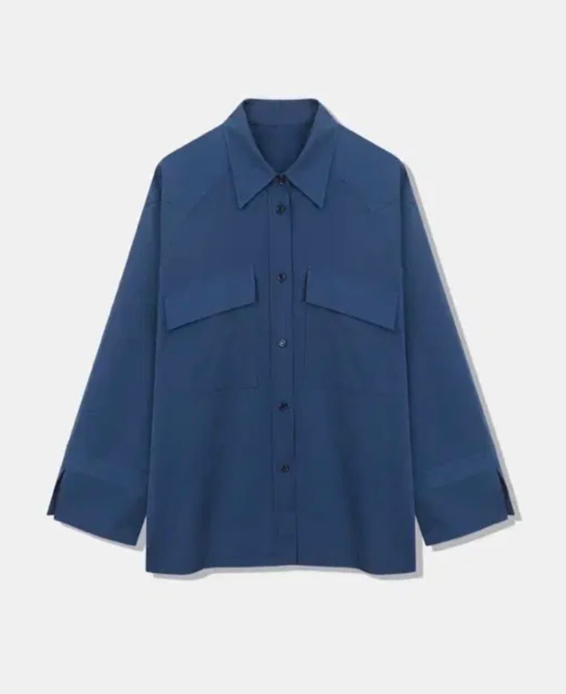에토스 RAGLAN SHIRT 블루 셔츠 상품이미지1