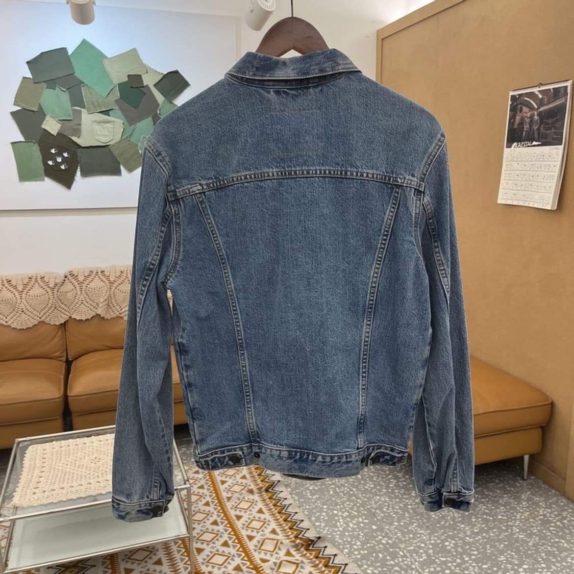 리바이스 캐주얼 빈티지 트러커 연청 데님 자켓 S C10711 상품이미지4
