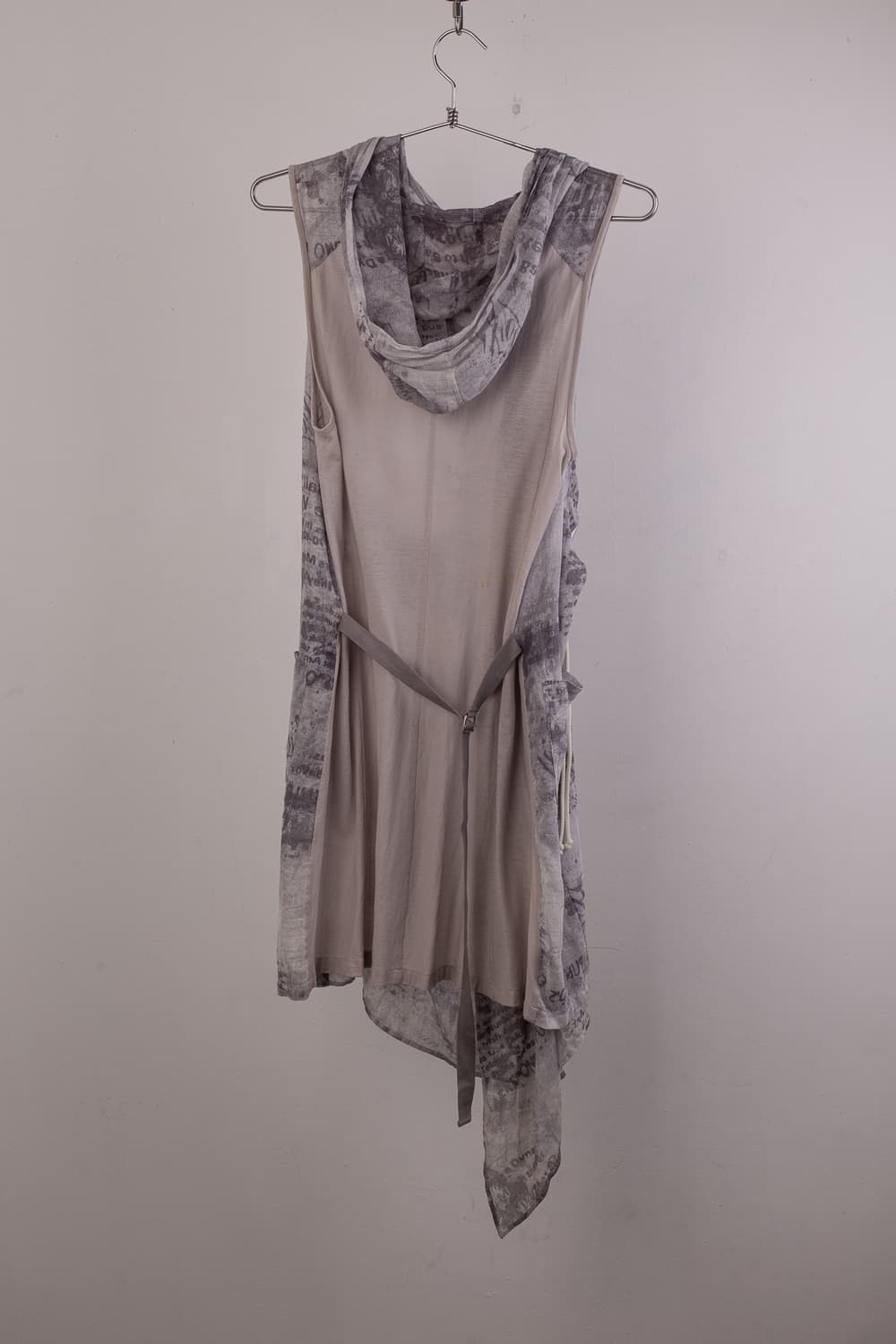 BAJRA ASYMMETRIC DRAPE ZIP UP VEST 상품이미지9