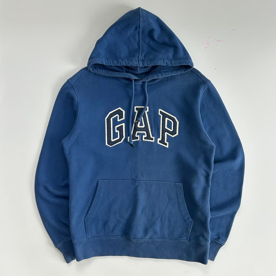 Gap 갭 네이비 로고 블루 후드티 상품이미지3