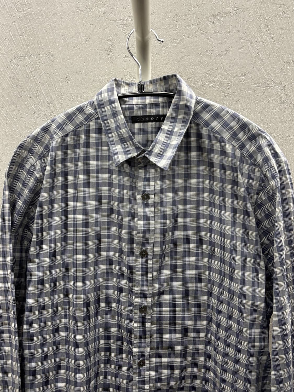 Theory 남성 체크 셔츠 S 상품이미지3