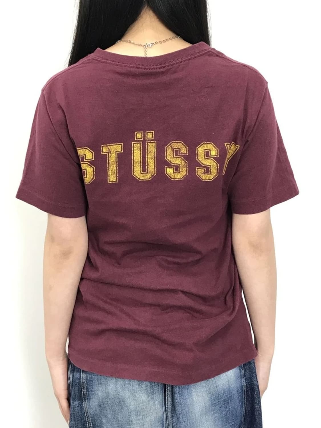 00's Stussy USA Logo Graphic T-Shirt 상품이미지3