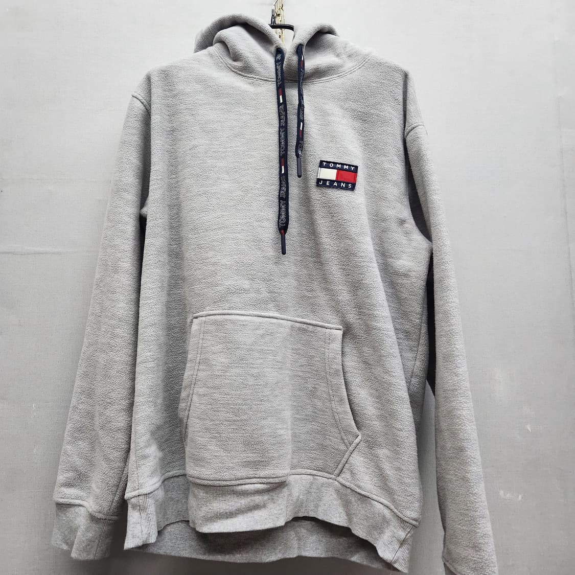 타미진스 로고자수 후리스 후드티 M(L) 상품이미지1