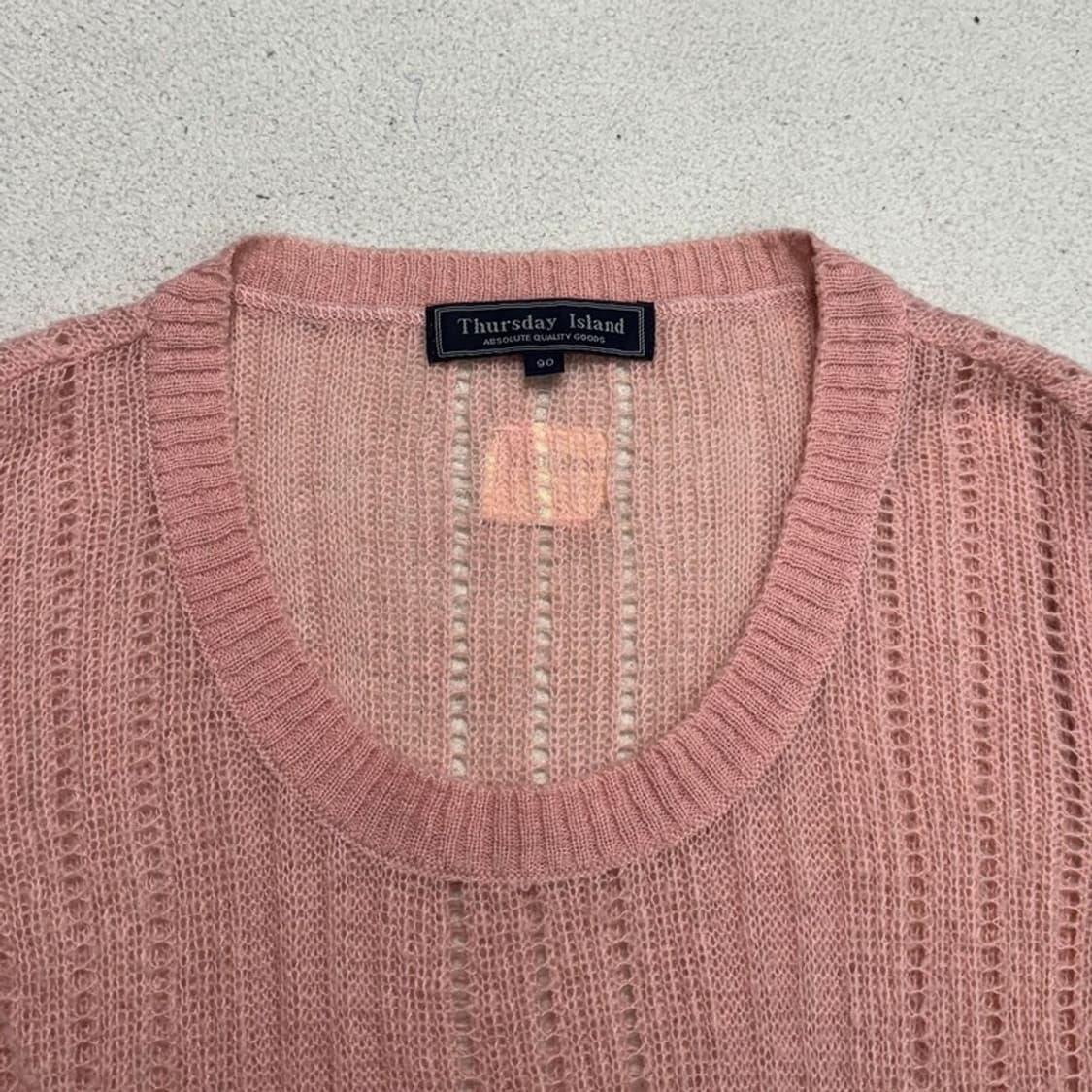 THURSDAY ISLAND 라운드넥 니트 90 상품이미지3