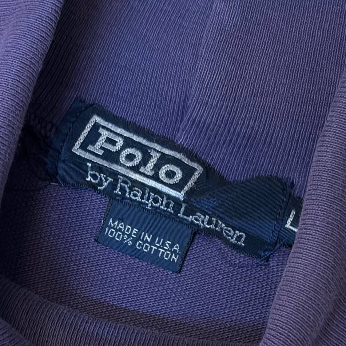 90s Made in USA 미국 빈티지 폴로랄프로렌 터틀넥 폴라티 상품이미지5