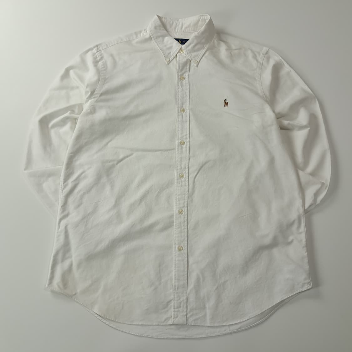 CK891 XL 폴로 90s 멀티포니 화이트 셔츠 남방 상품이미지1