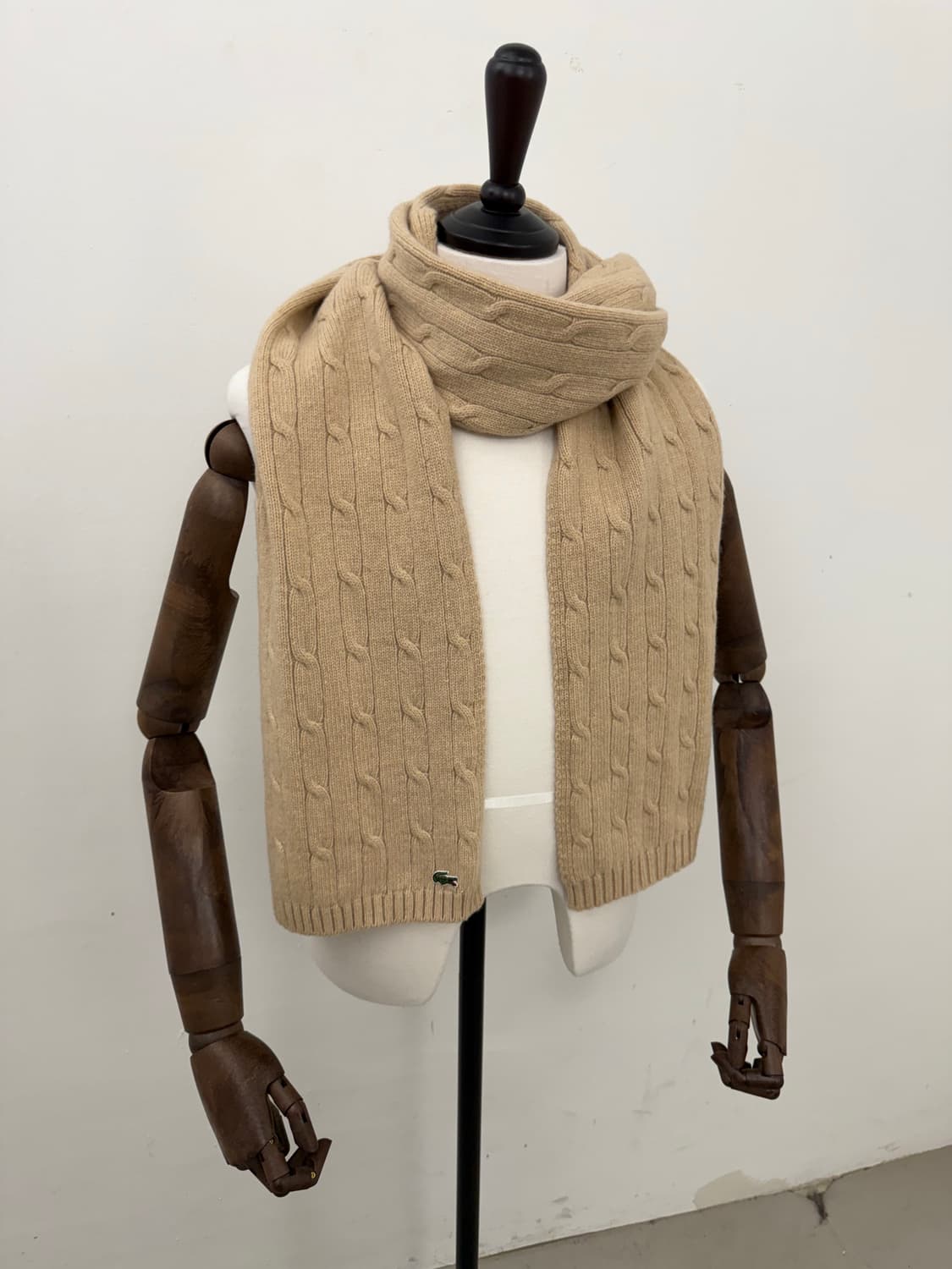  Lacoste Wool Cable Muffler 상품이미지4