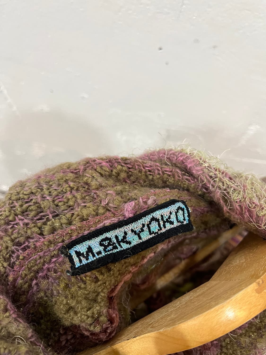 M.&KYOKO 터틀넥 아트 니트 Made in JAPAN  상품이미지6