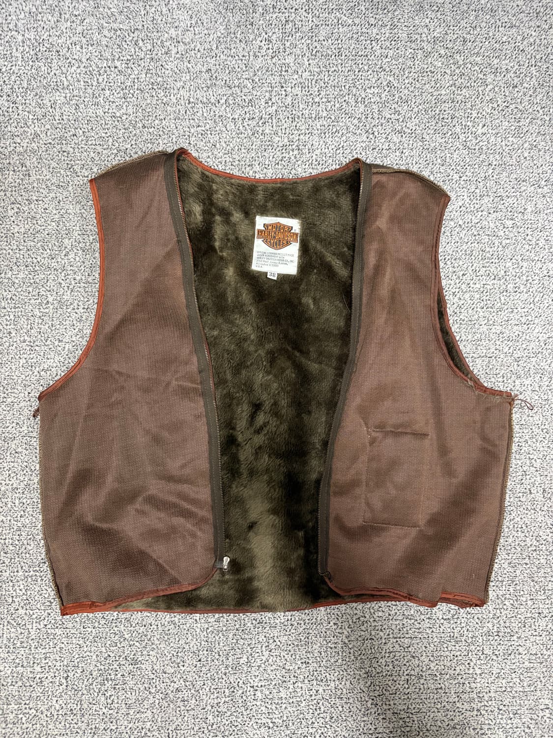 할리데이비슨 가죽자켓 / 퍼 내피 탈부착 상품이미지4