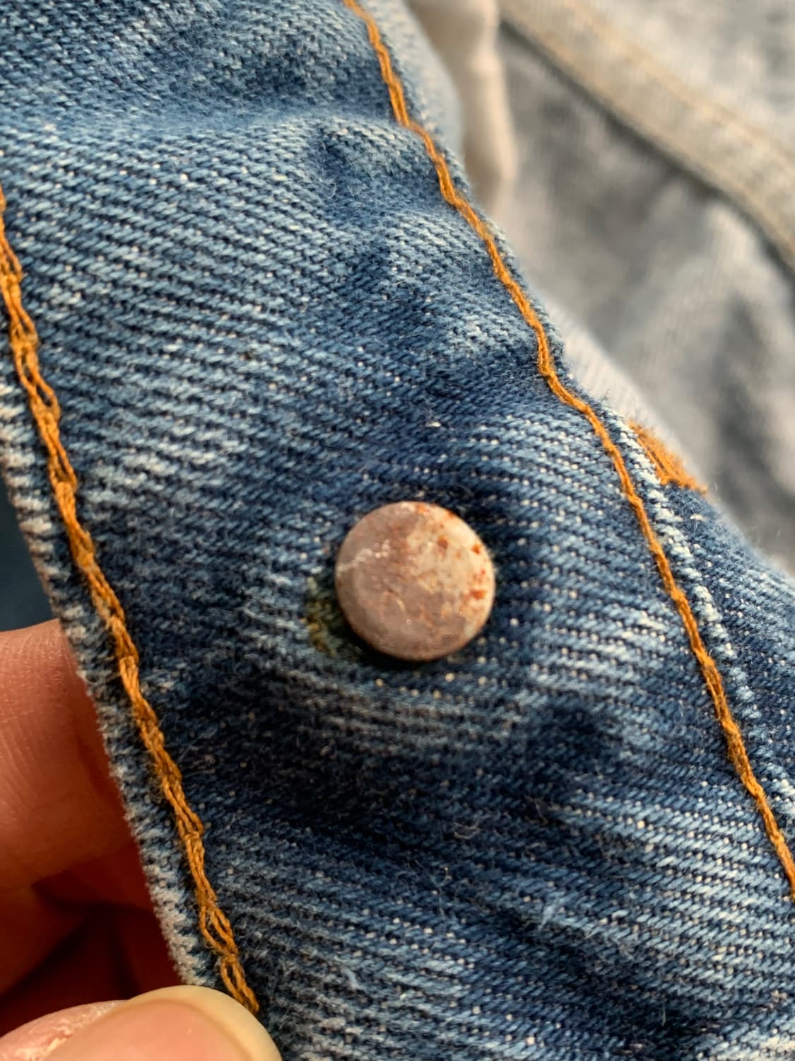 80s 리바이스 517 오렌지탭 데님 팬츠 38X31 상품이미지4