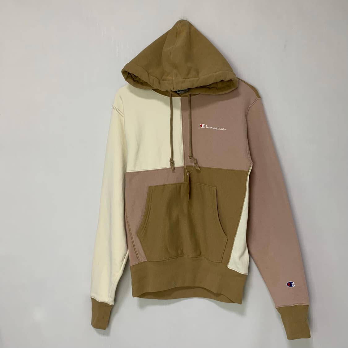 챔피온 후드티 여성 루즈핏 초코 핑크 유니크 컬러 상품이미지8