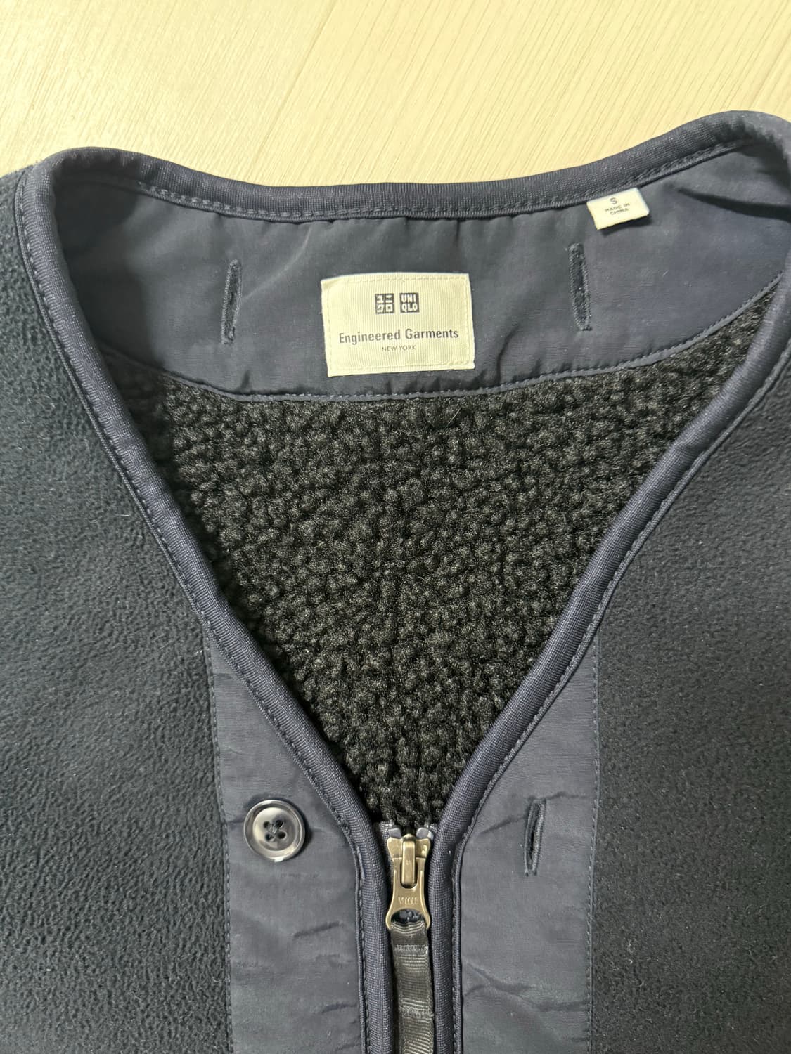 유니클로 x 엔지니어드가먼트 콜라보 플리스 자켓 상품이미지3