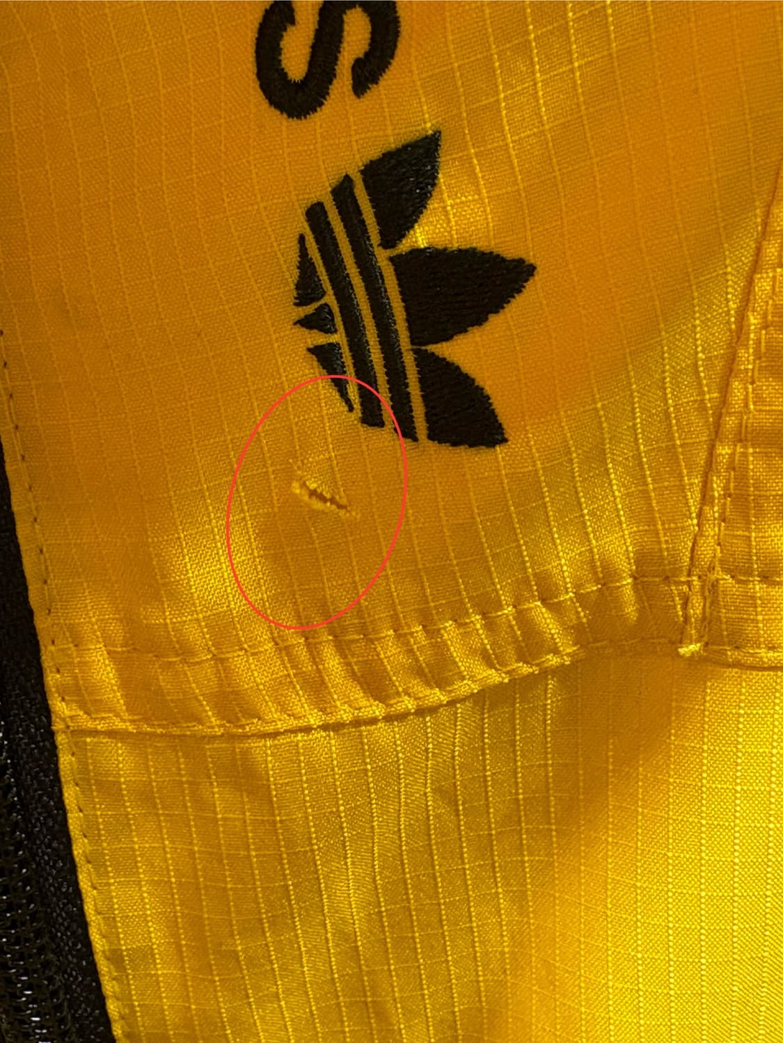 S 아디다스 파이어버드 블루 배색 화이트 바람막이 상품이미지7