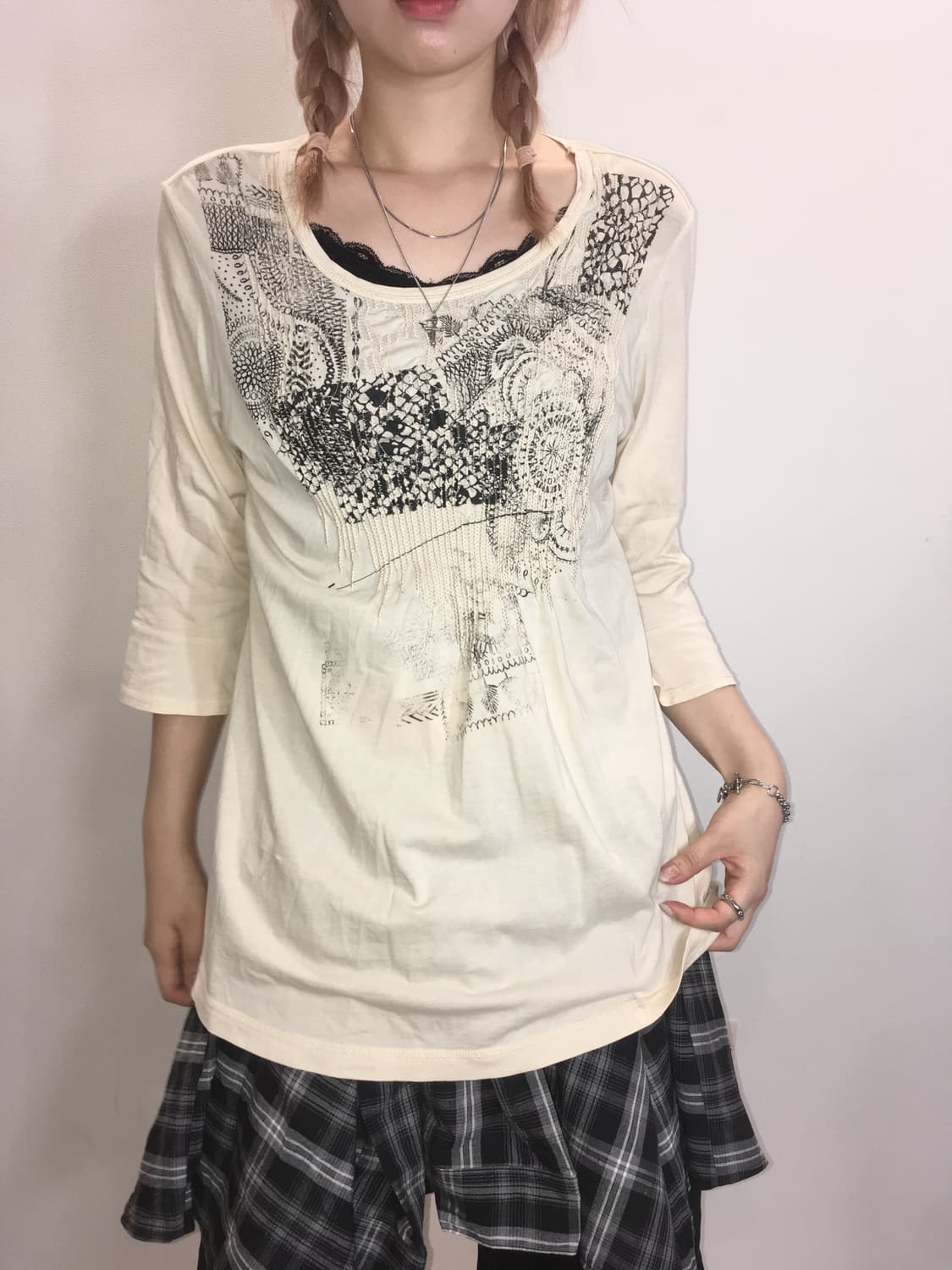 jpn vintage smoke pattern t shirt 상품이미지5