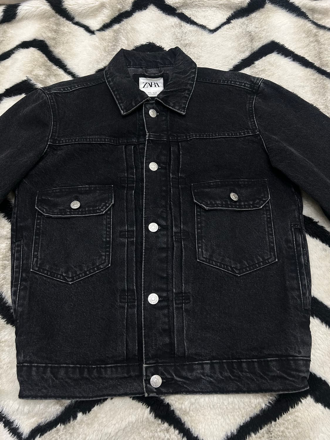 [한국M]ZARA 2세대 트러커 자켓/흑청 상품이미지2