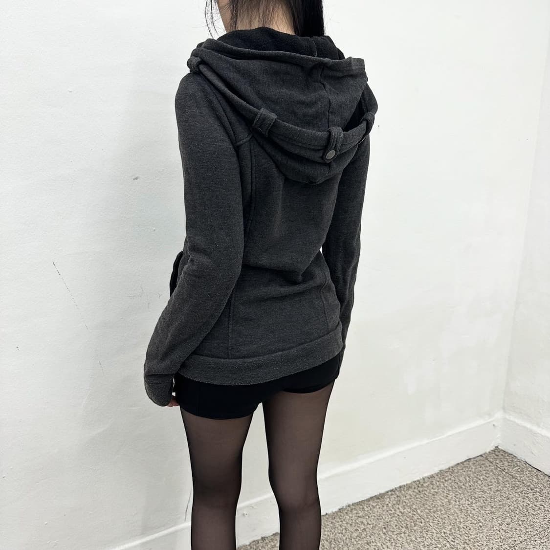 Masion gilfy charcoal double layered hoo 상품이미지3