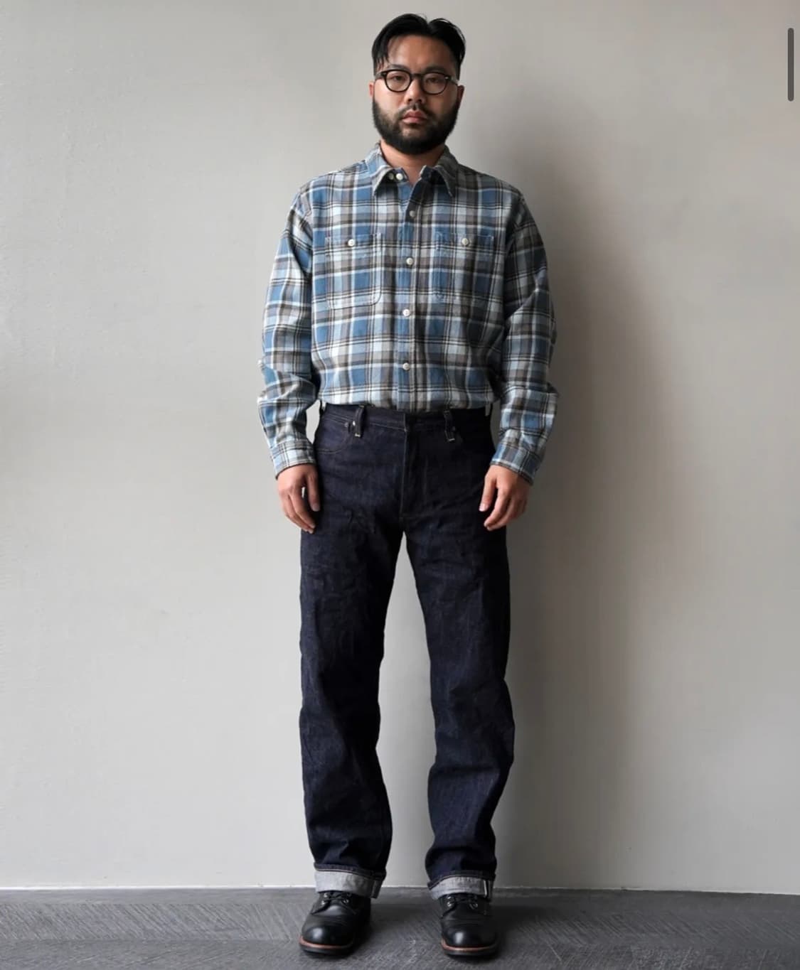 반츠 플란넬 셔츠 M 사이즈 상품이미지1