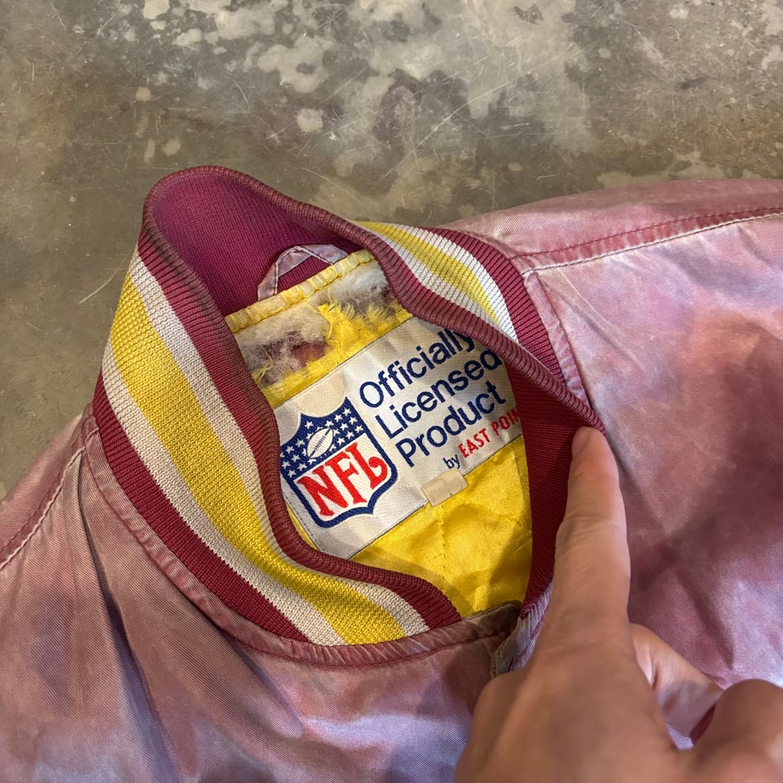 90년대 nfl 워싱턴 레드스킨스 스타디우 자켓 상품이미지3