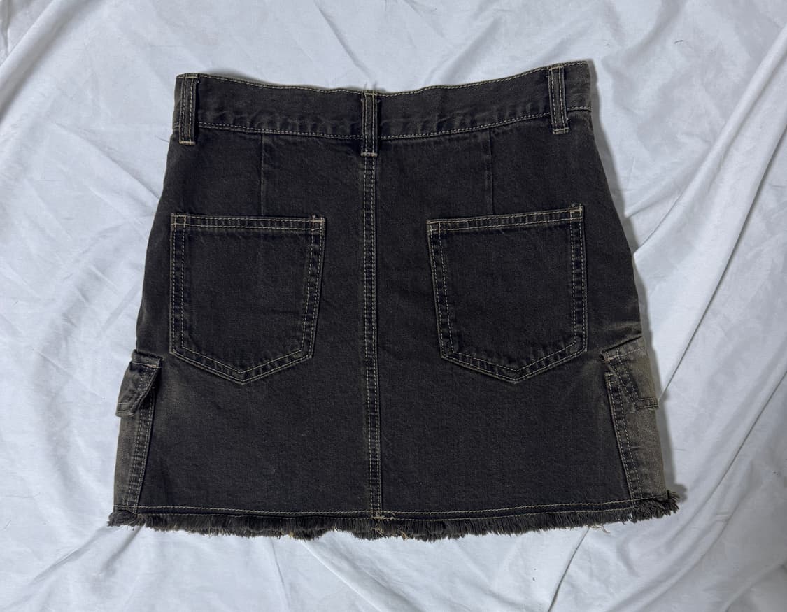 빈티지 워싱 데님 카고 스커트 y2k 상품이미지6