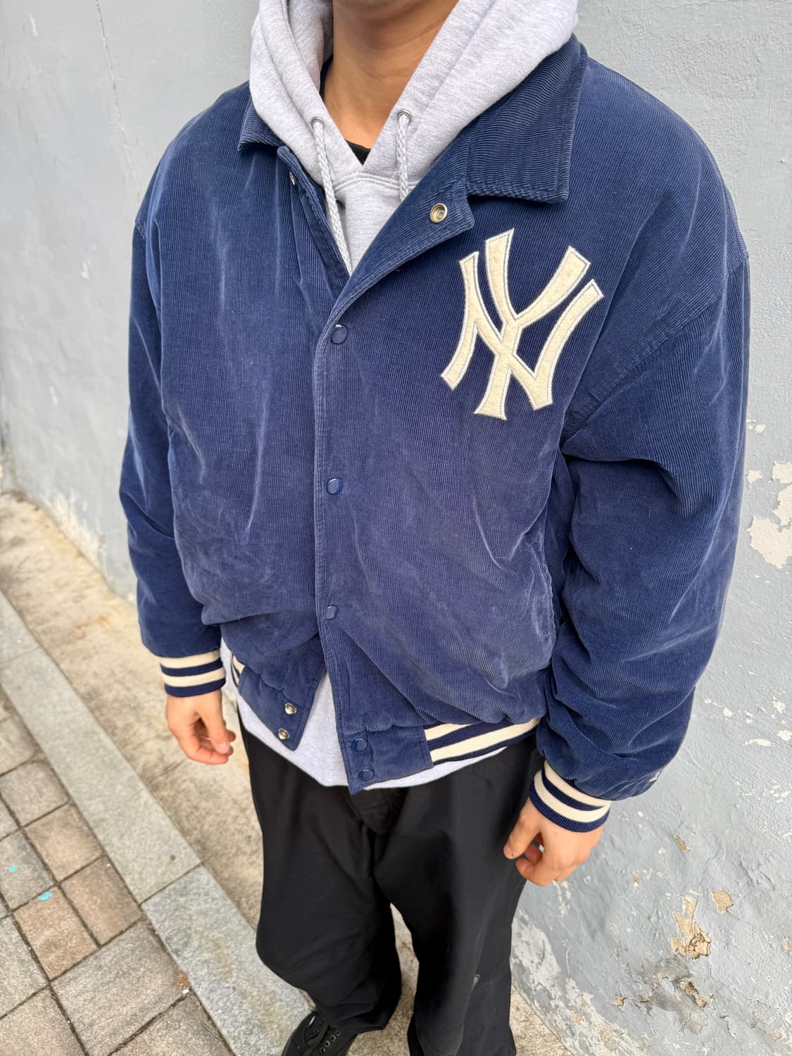 90s 뉴욕 양키즈 코듀로이 자켓 L(XL) 상품이미지5