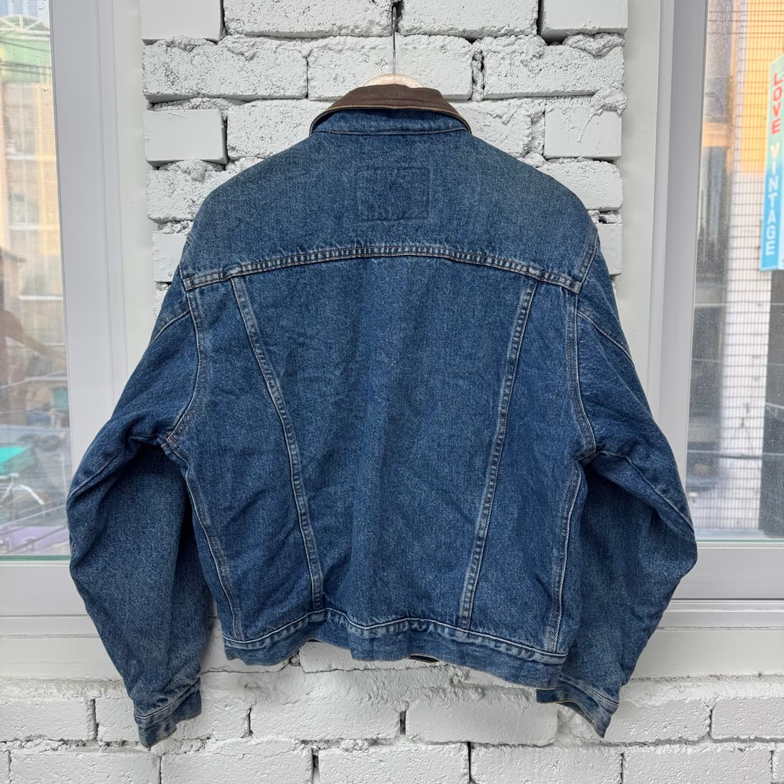 캘빈클라인 레더넥 데님자켓  상품이미지3