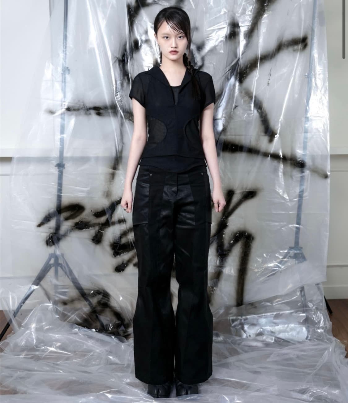 0104 S/NO.8 LAYERED HALTER LINE HAL 레이어드 상품이미지2