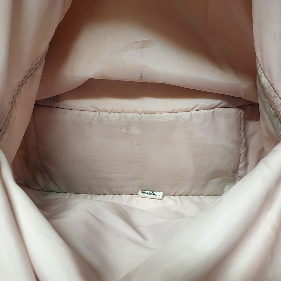 레스포색 핑크패턴 하트 리본 고양이 캐릭터 그래픽 프린팅 가방 백팩 배낭 상품이미지3