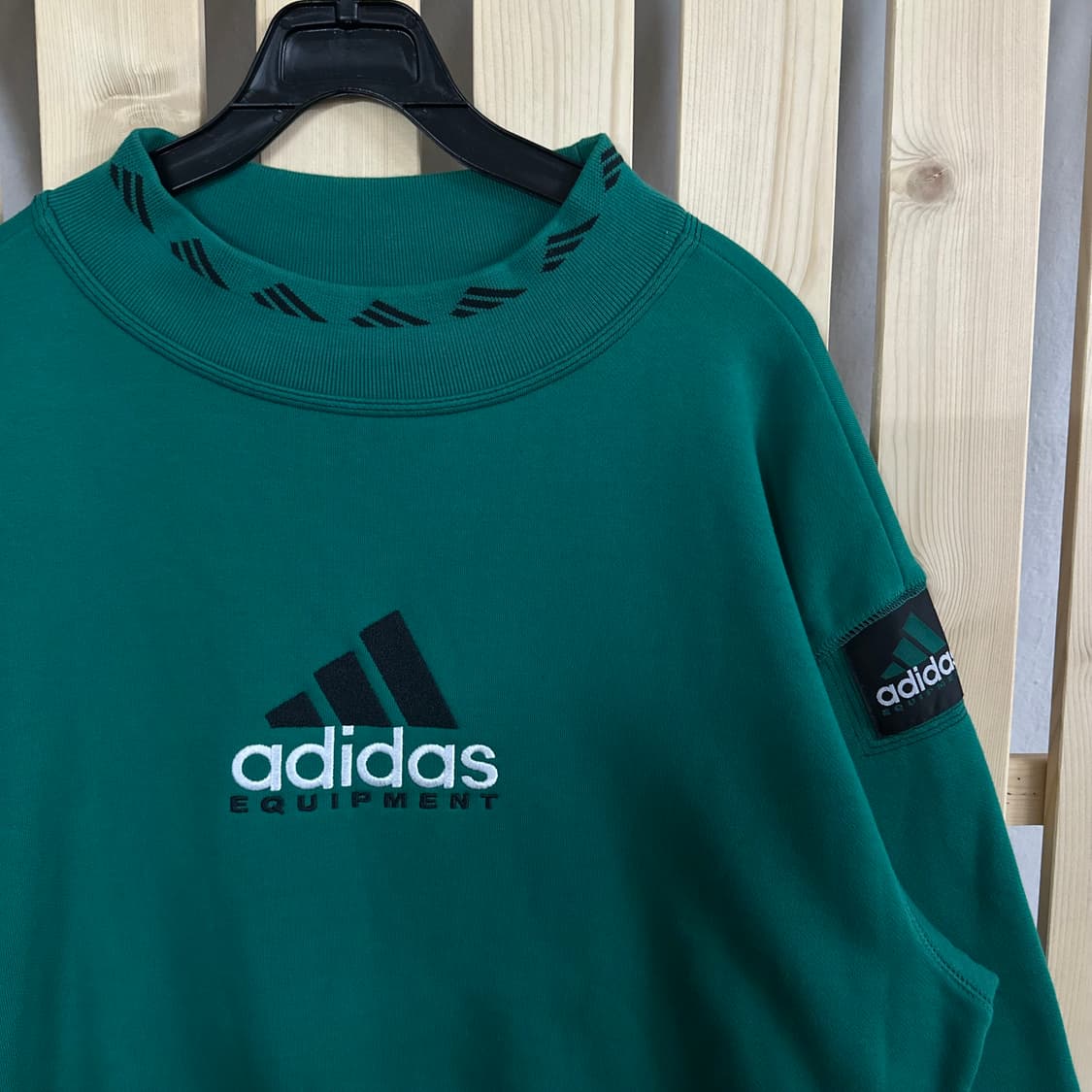 (XL) 아디다스 이큅먼트 빅로고 크루넥 스웻 셔츠 맨투맨 상품이미지3