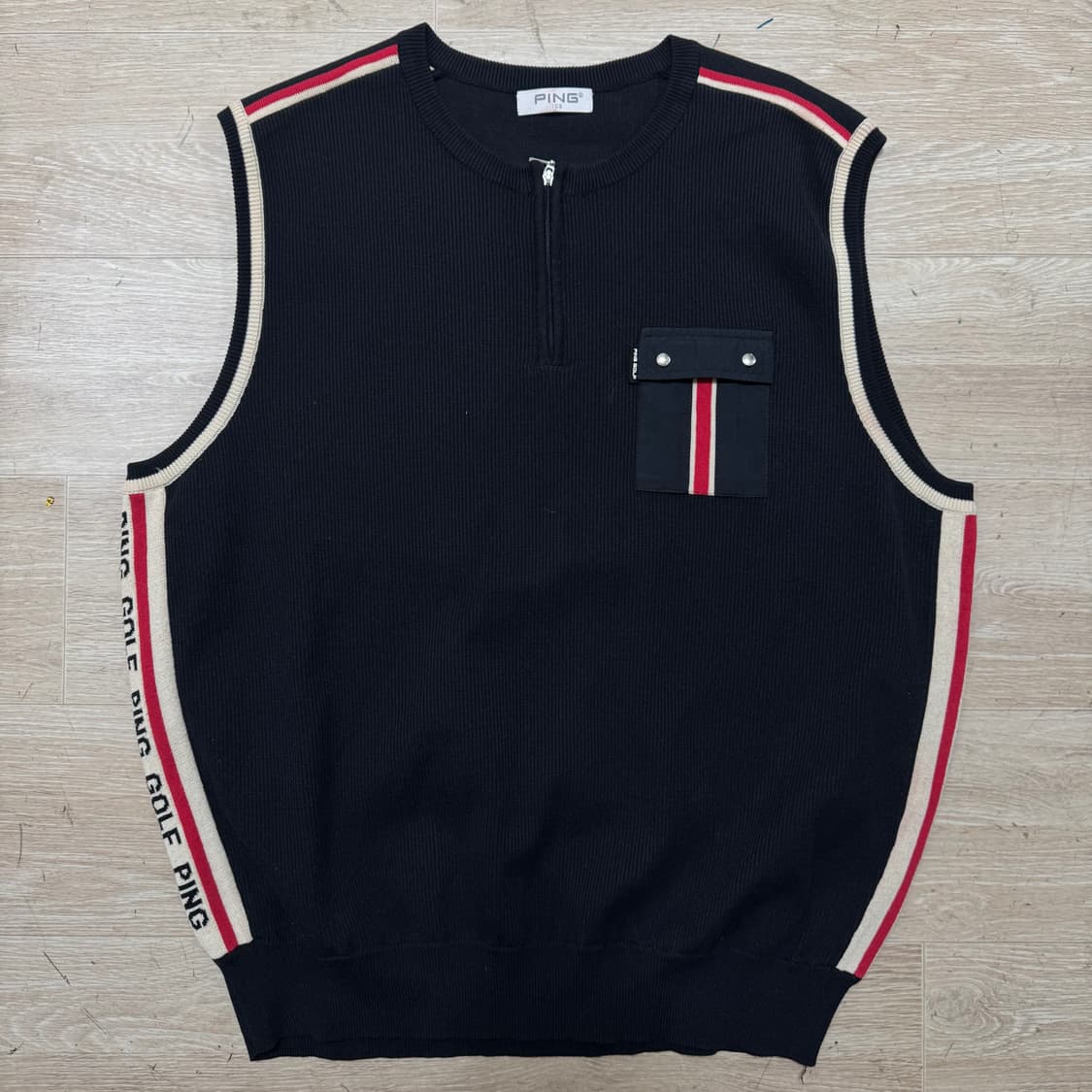 핑 골프웨어 니트 베스트 조끼 상품이미지1
