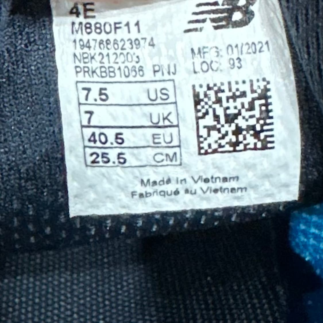 255) 뉴발란스 운동화 남성 남자 Fresh Foam 블루  880 상품이미지9