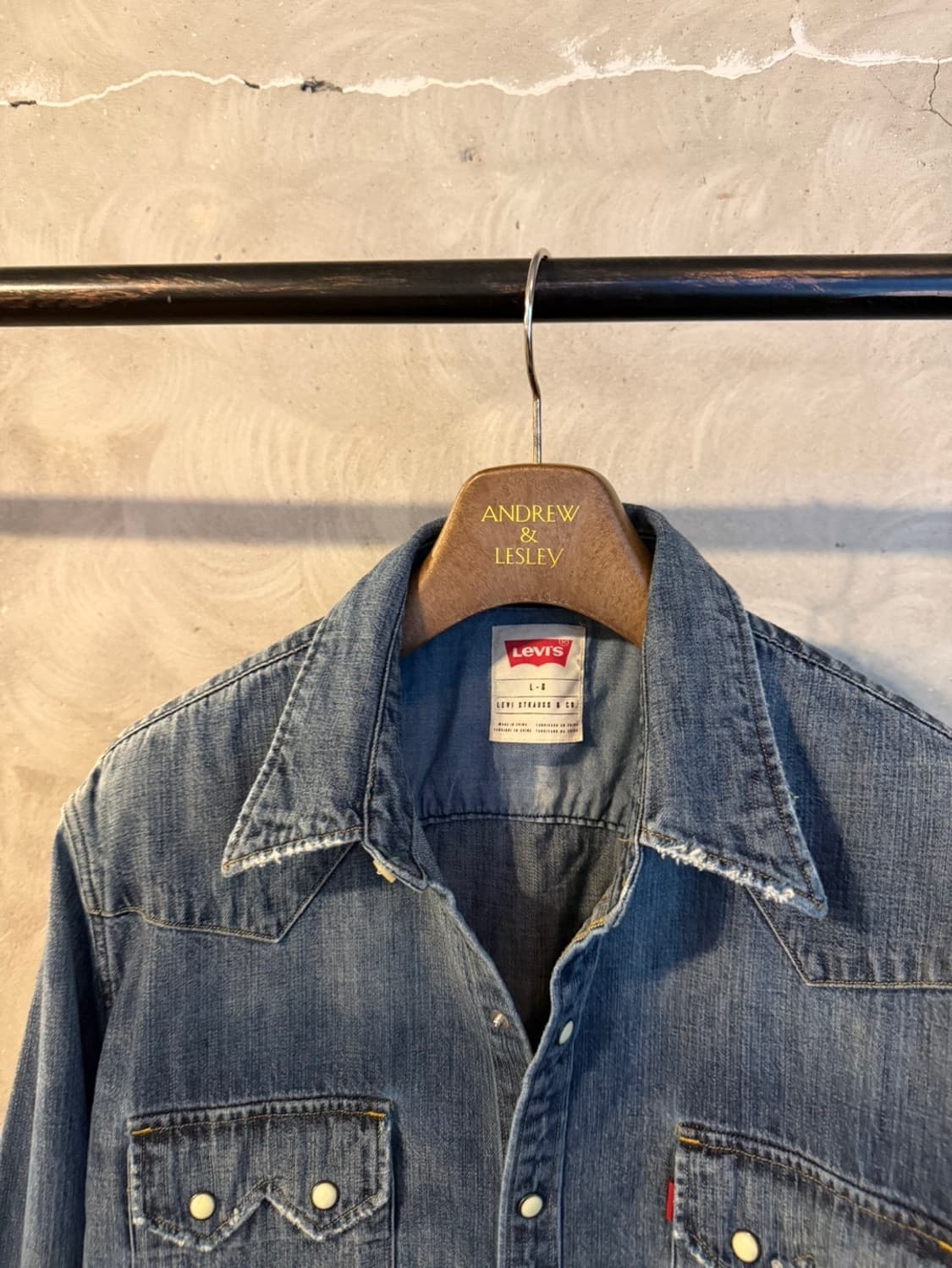 리바이스 웨스턴 데님셔츠 100 상품이미지3