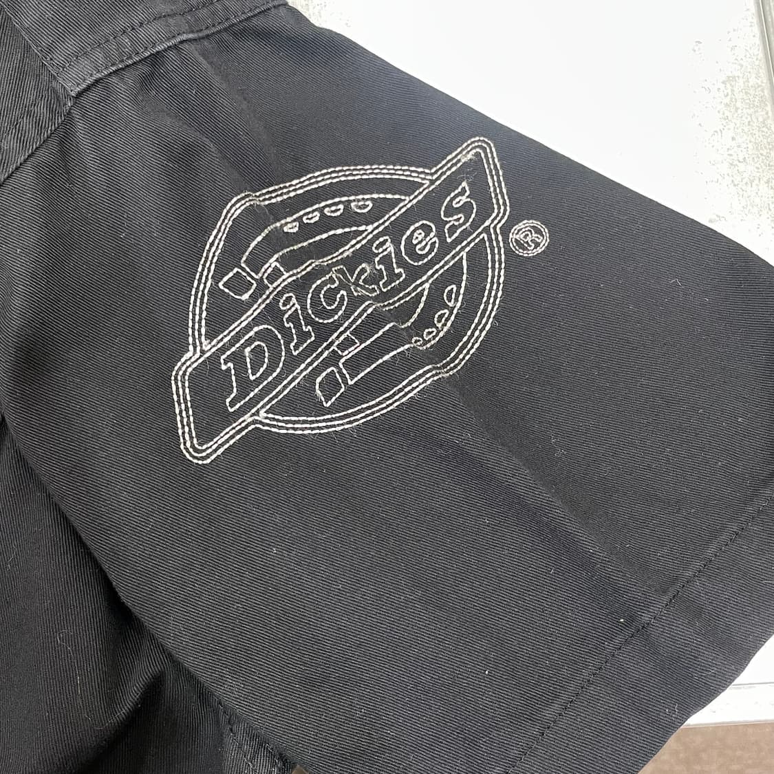 (XL) Dickies 디키즈 반팔 워크 셔츠 블랙 상품이미지8