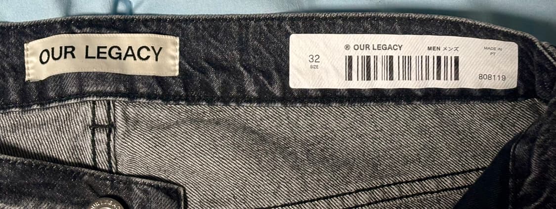 32) 아워레가시 써드컷 슈메틀링 레더 패치 데님 상품이미지6