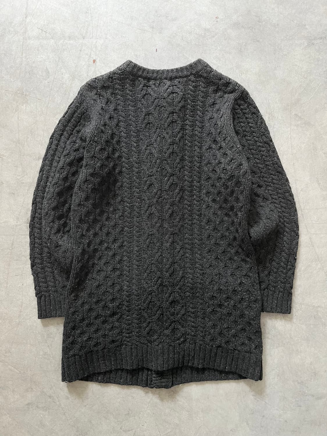 Beams 빔즈 차콜 케이블 버튼 가디건 상품이미지7