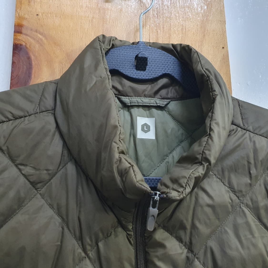 카키색 다운패딩조끼(100) 상품이미지7