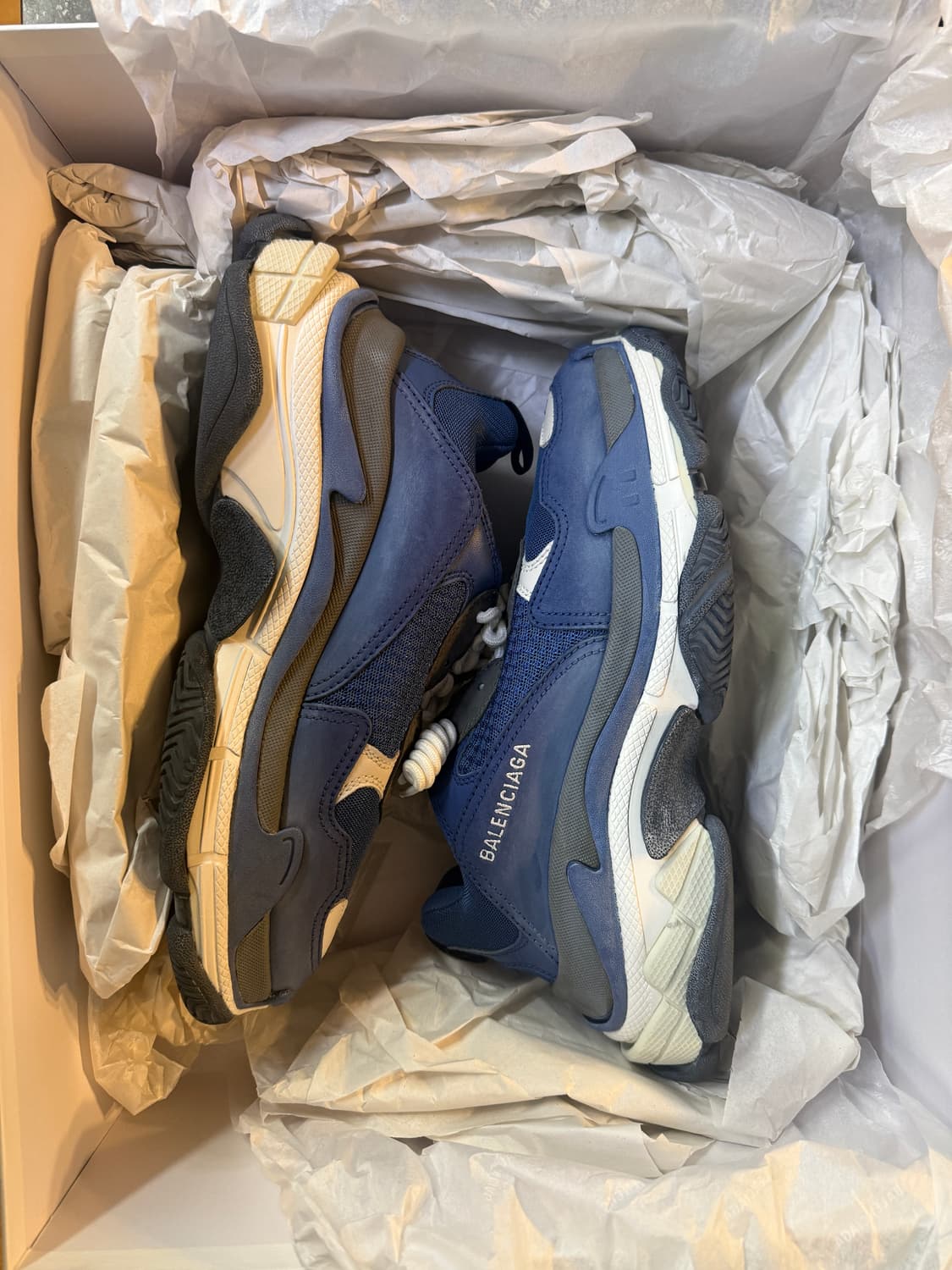 발렌시아가 트리플S 스니커즈 블루 41 상품이미지5