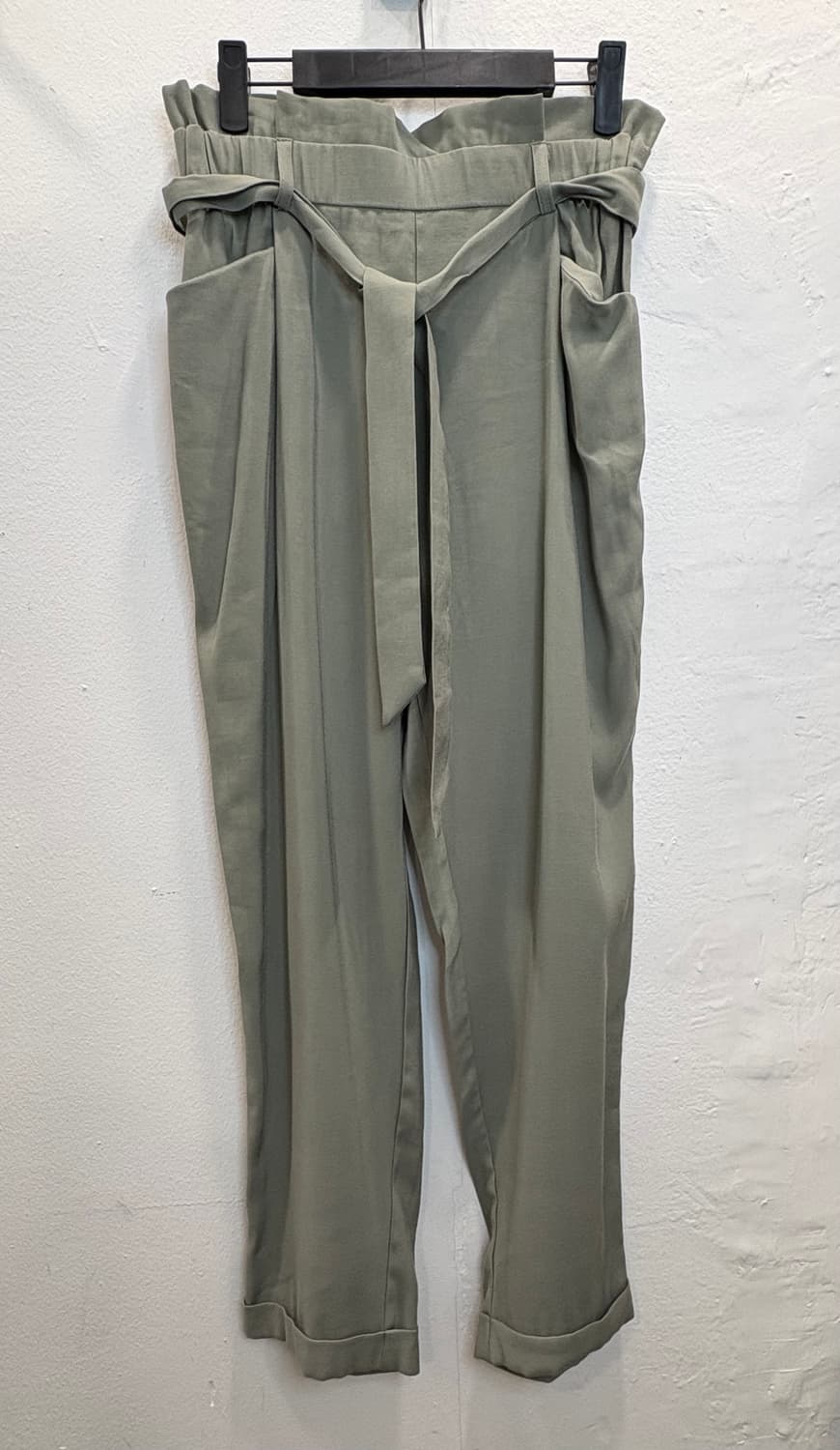 ZARA 카키 와이드 팬츠 XS/S 상품이미지3