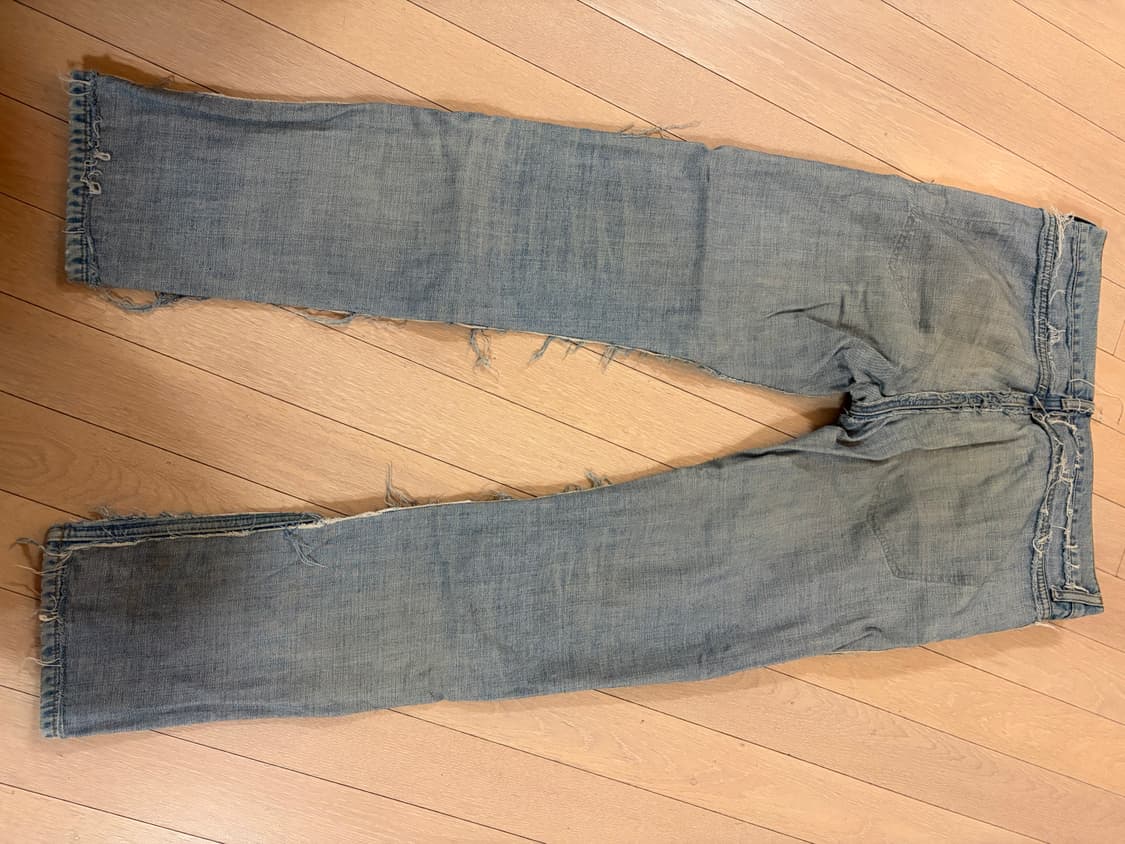 마르지엘라 x h&m 콜라보 리버스 데님 팬츠 32 상품이미지3