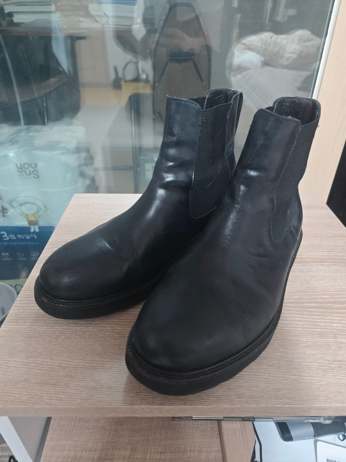 손신발 가죽 첼시 부츠 260 상품이미지1