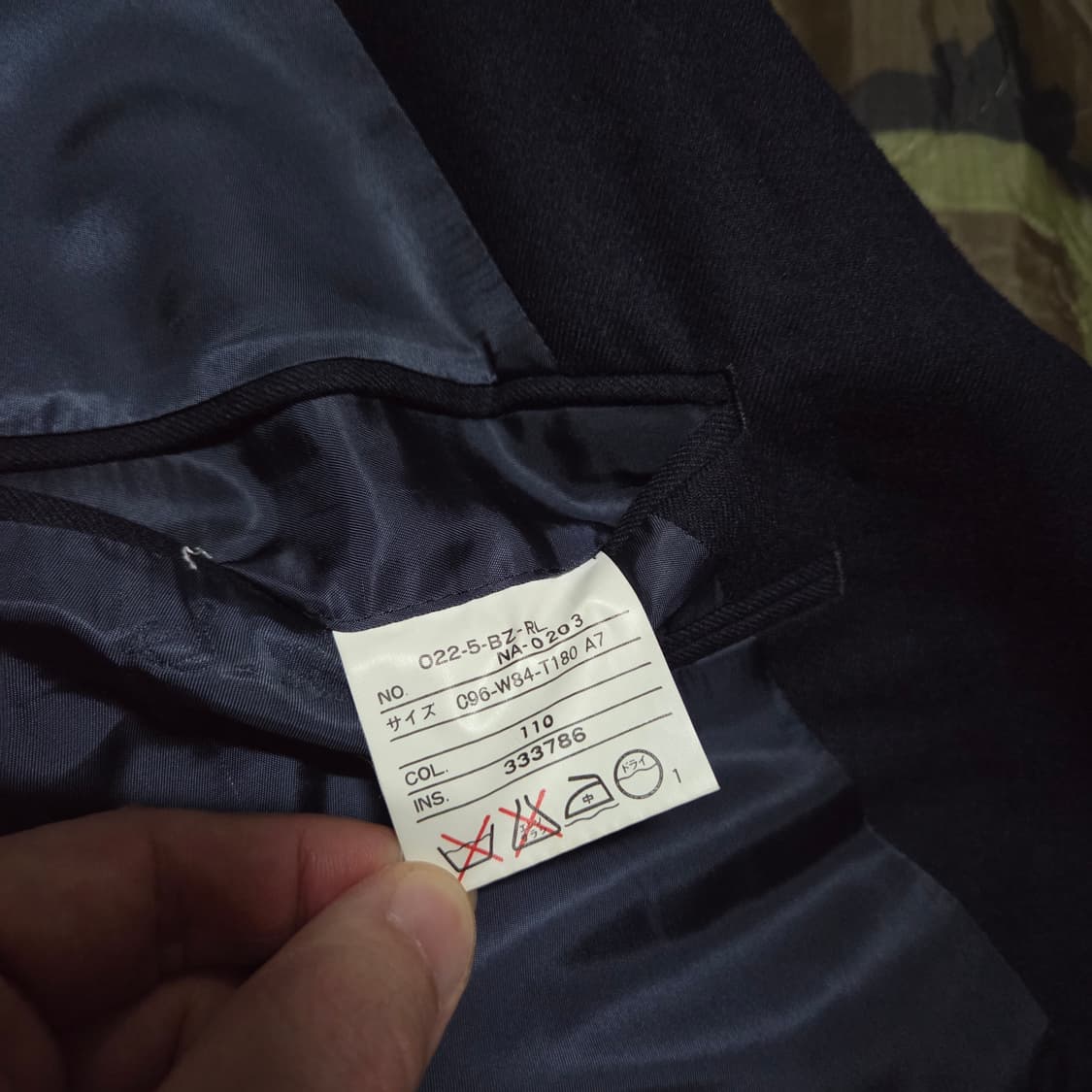 Vintage Polo Ralph Lauren Navy Blazer 상품이미지8