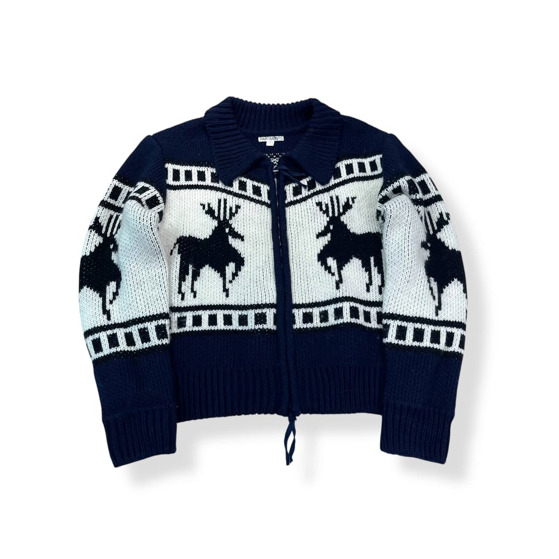 100 파르티멘토 양털 코위찬 집업 상품이미지1