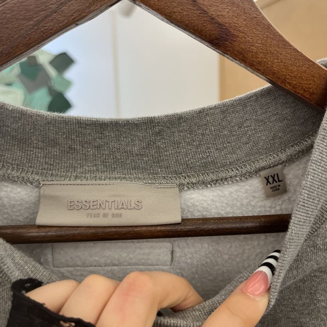 피어오브갓 에센셜 빈티지 모던 캐주얼 백로고 맨투맨 XXL C10547 상품이미지5