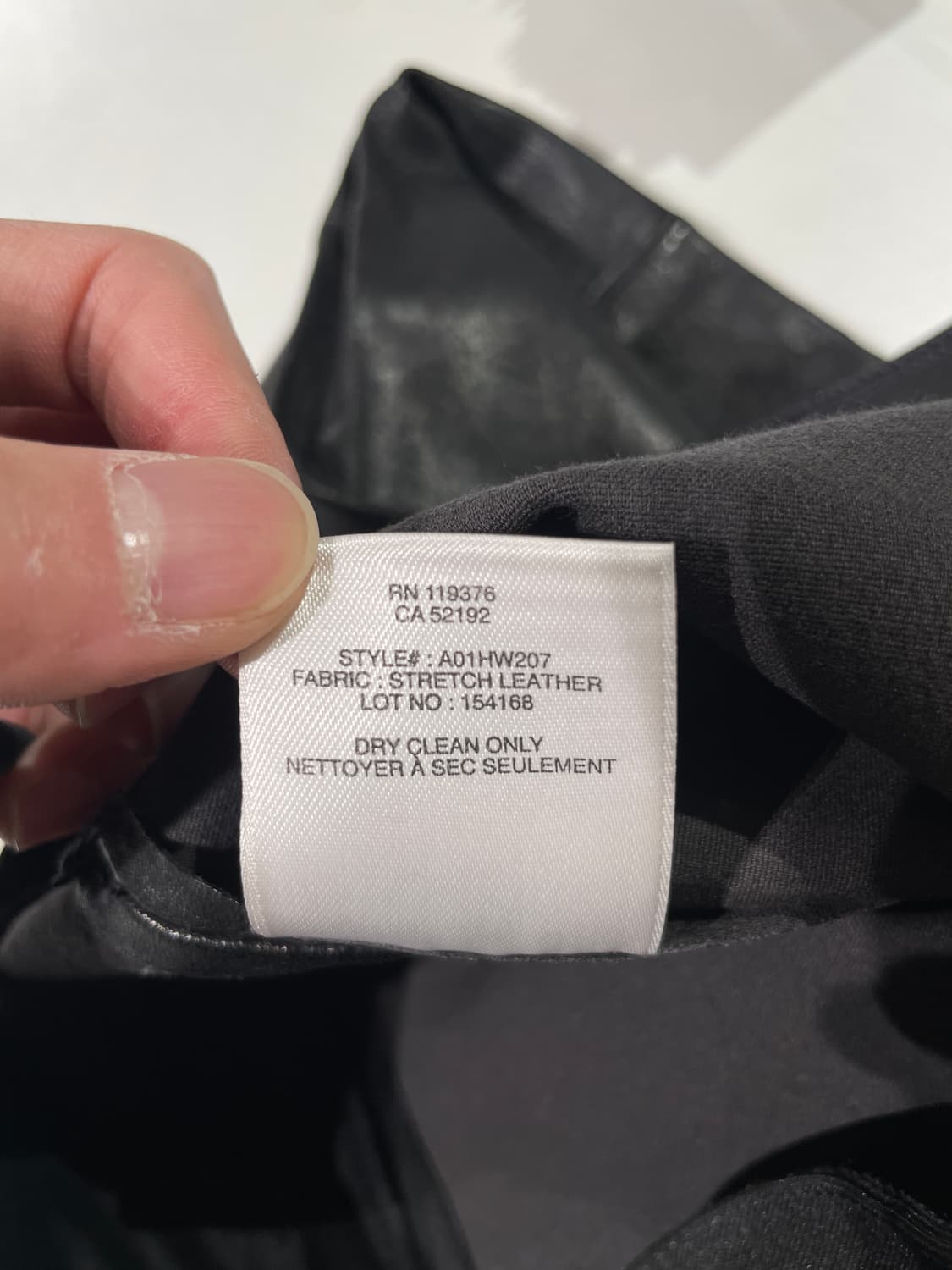 헬무트랭 블랙 램스킨 레더 밴딩 팬츠 상품이미지9