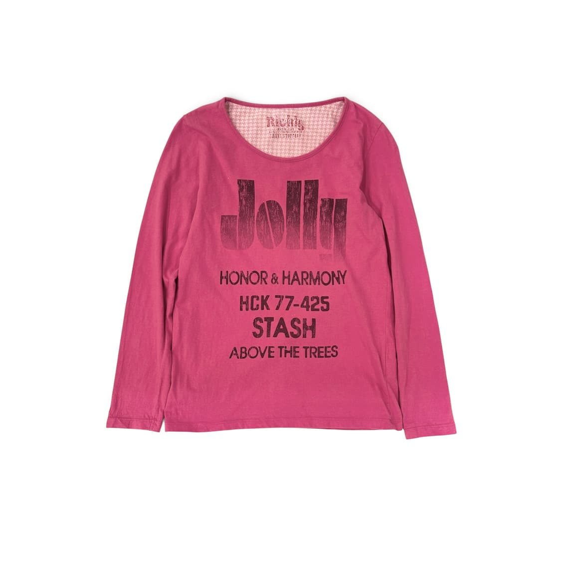 Jolly Grunge Printing Pink Top 상품이미지1