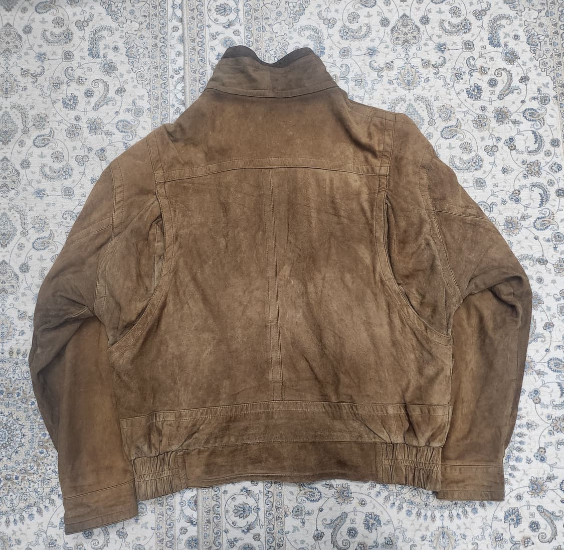 90s GILBERTO 리얼 레더 스웨이드자켓 48사이즈 상품이미지2