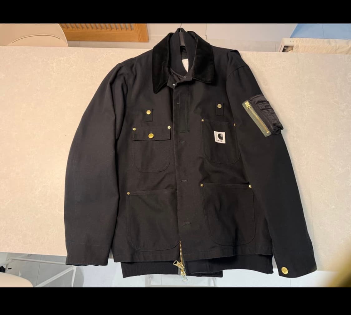 사카이 칼하트 블랙 ma-1 점퍼/자켓 상품이미지2